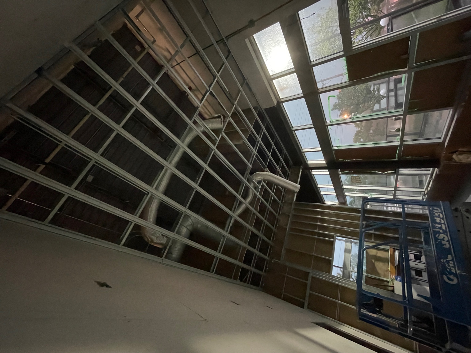 Exterior/structural framing in progress